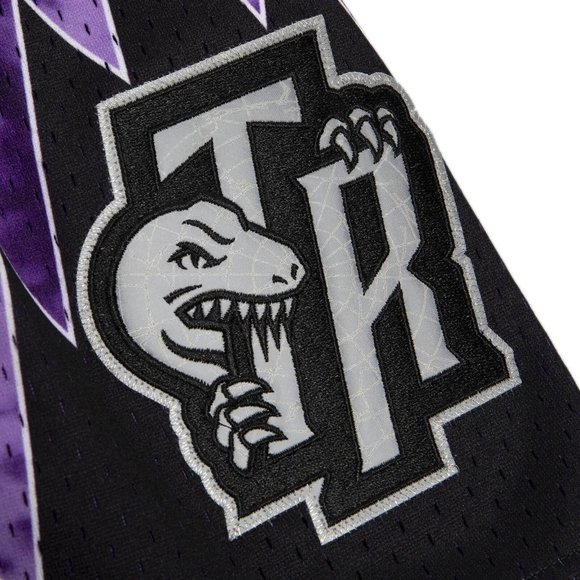Mitchell & Ness Toronto Raptors Shorts Mens Medium Galaxy Reflective Swi… - Picture 2 of 7